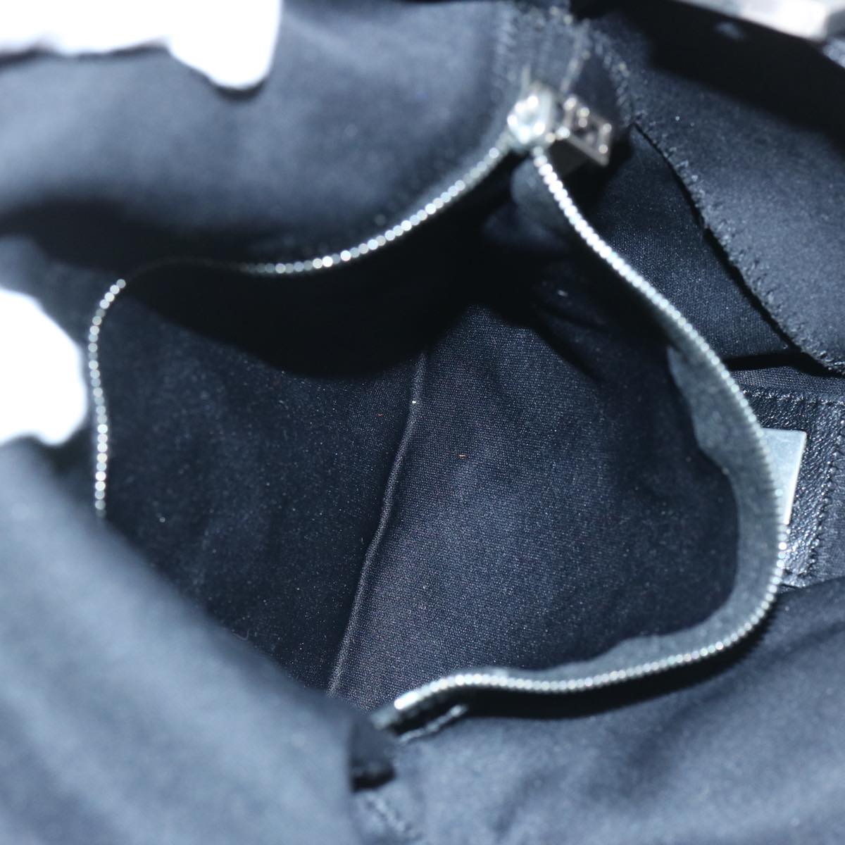 FENDI Mamma Baguette Shoulder Bag Nylon Black Auth ep3241