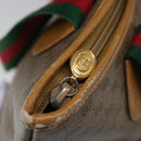 GUCCI Micro GG Supreme Web Sherry Line Tote Bag Beige 002 983 0163 Auth ep3247-9