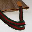GUCCI Micro GG Supreme Web Sherry Line Tote Bag Beige 002 983 0163 Auth ep3247-7