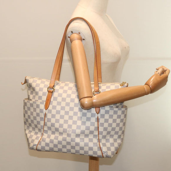 LOUIS VUITTON Damier Azur Totally MM Tote Bag N51262 LV Auth ep3258