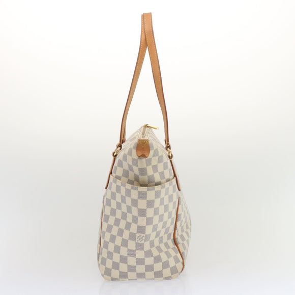 LOUIS VUITTON Damier Azur Totally MM Tote Bag N51262 LV Auth ep3258