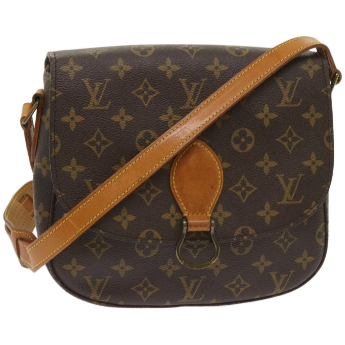 LOUIS VUITTON Monogram Saint Cloud GM Shoulder Bag M51242 LV Auth ep3282