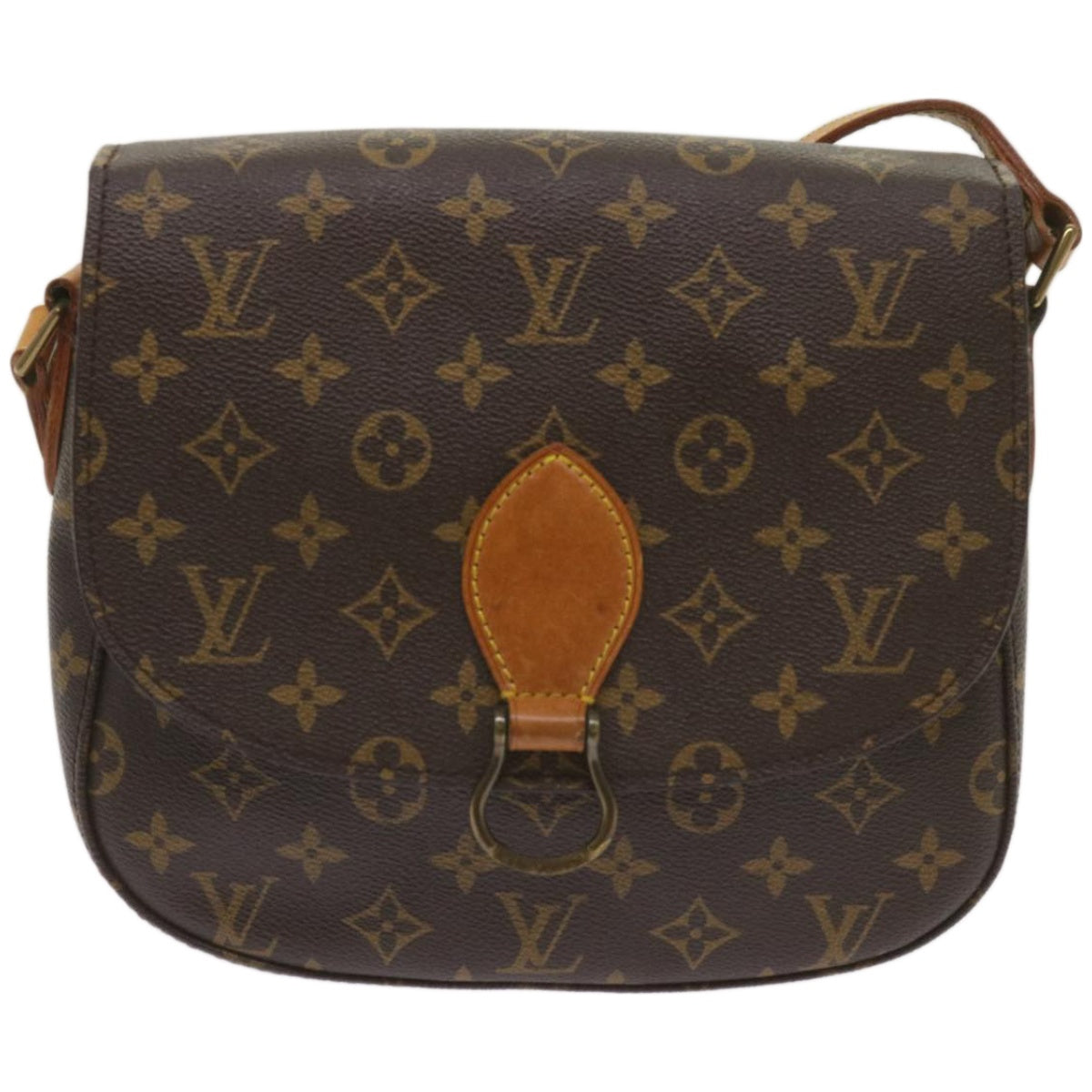 LOUIS VUITTON Monogram Saint Cloud GM Shoulder Bag M51242 LV Auth ep3282