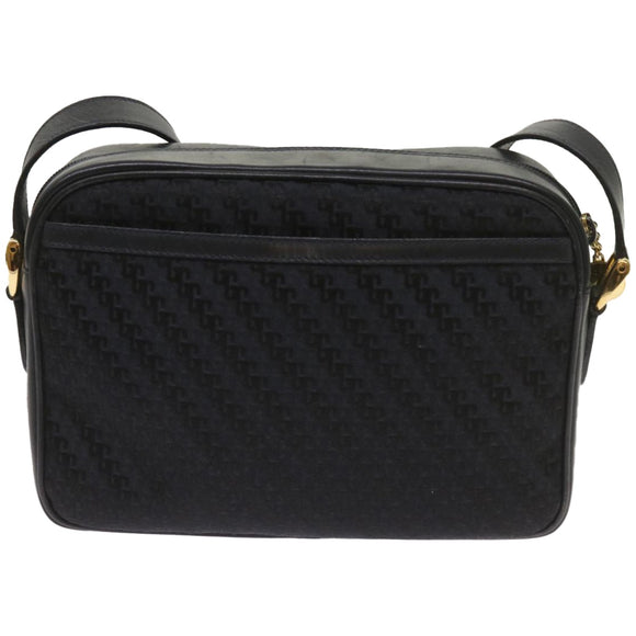 GUCCI Shoulder Bag Canvas Navy 007 444 0162 Auth ep3302