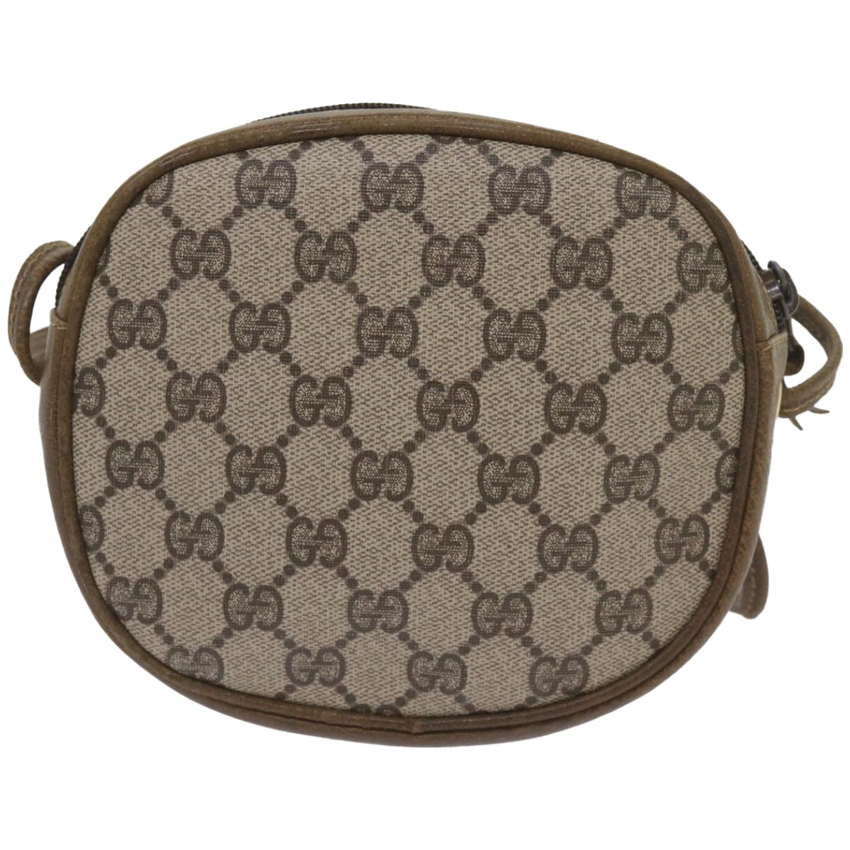 GUCCI GG Supreme Shoulder Bag PVC Beige Auth ep3307 - 0