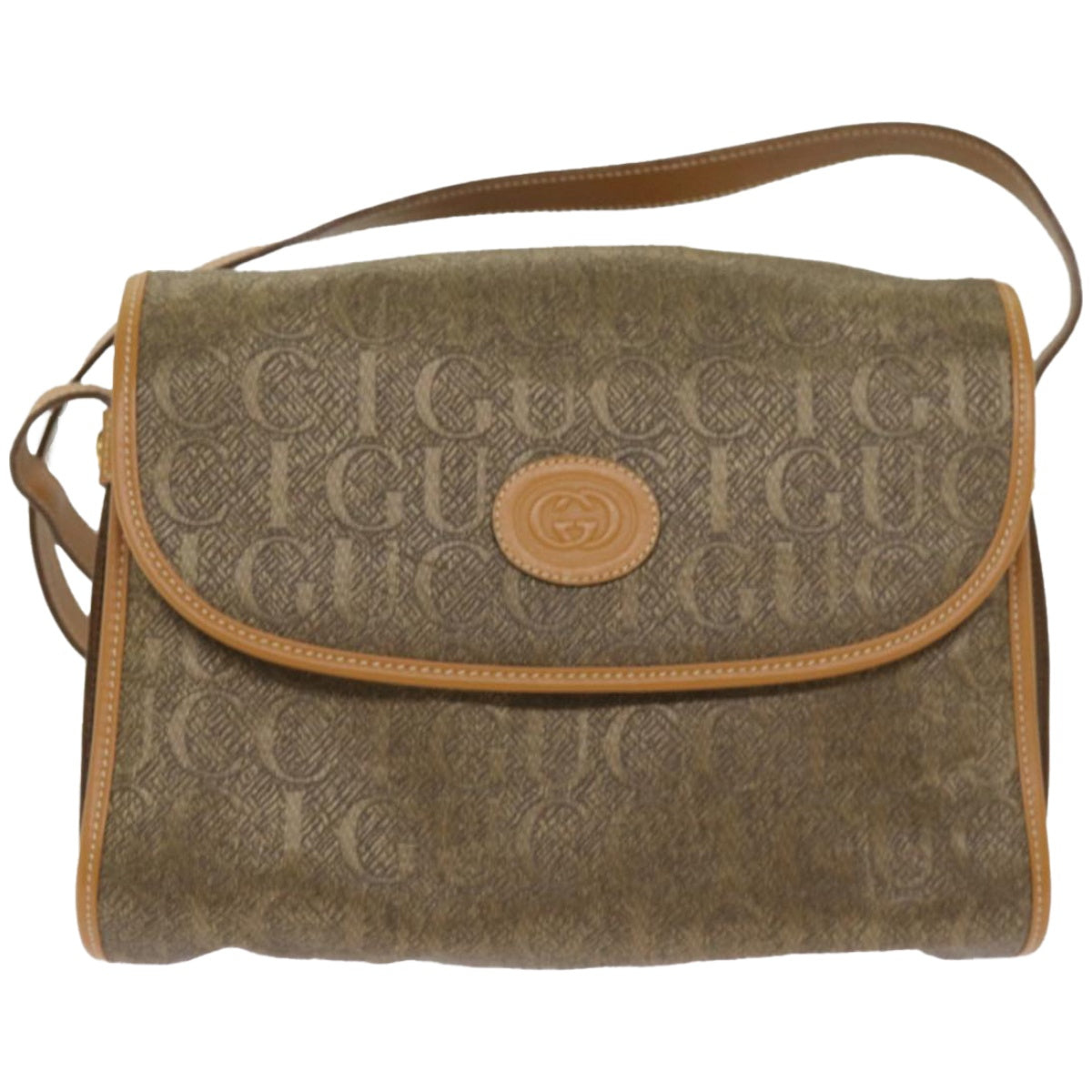 GUCCI Shoulder Bag Canvas Brown 001 14 0712 Auth ep3312 - 0