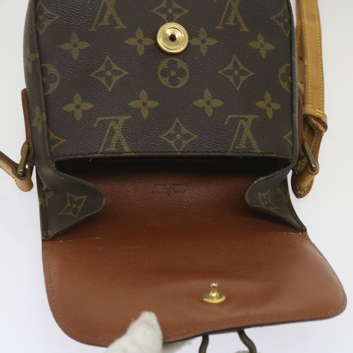 LOUIS VUITTON Monogram Saint Cloud PM Shoulder Bag M51244 LV Auth ep3326