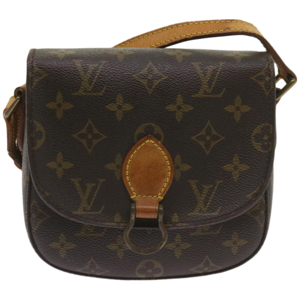 LOUIS VUITTON Monogram Saint Cloud PM Shoulder Bag M51244 LV Auth ep3326