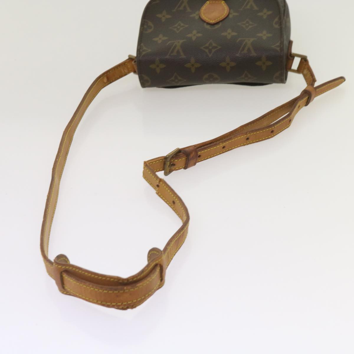 LOUIS VUITTON Monogram Saint Cloud PM Shoulder Bag M51244 LV Auth ep3326