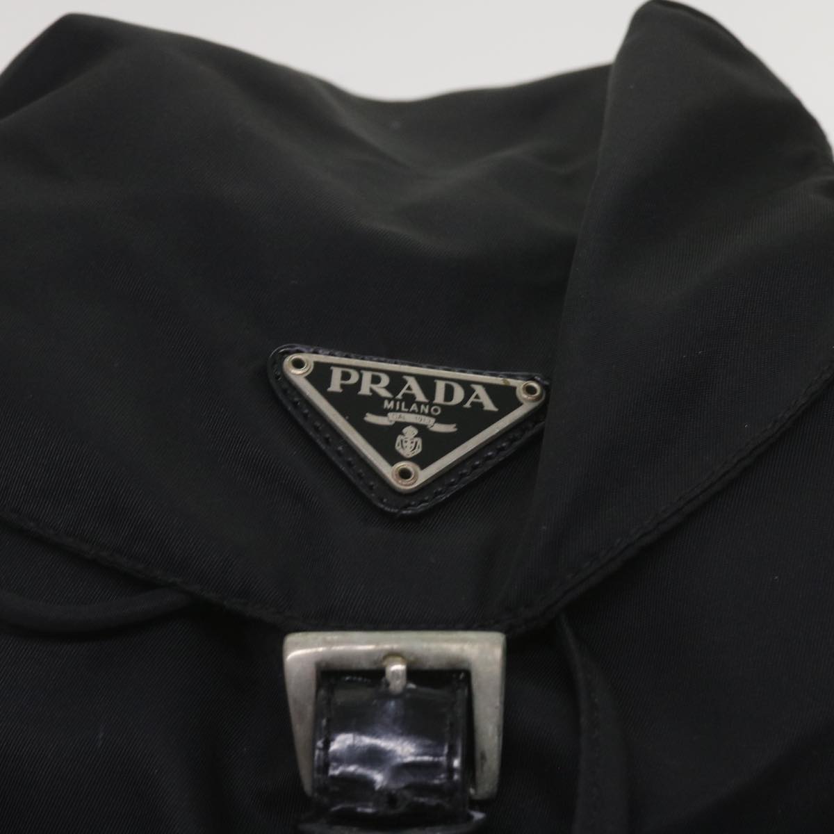 PRADA Backpack Nylon Black Auth ep3332