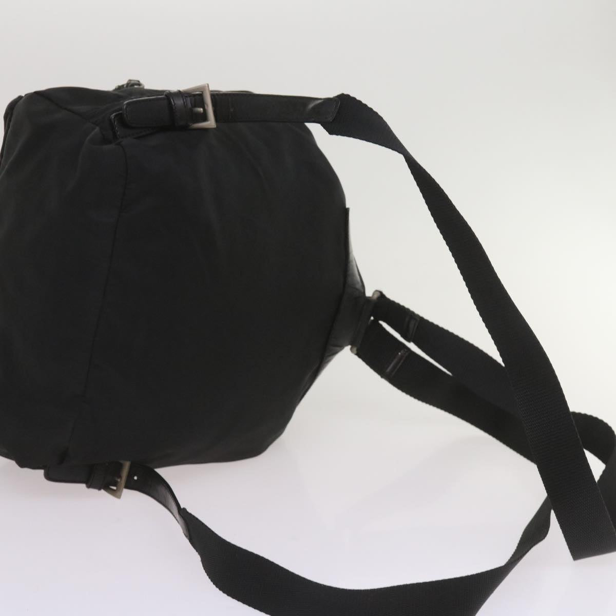 PRADA Backpack Nylon Black Auth ep3332