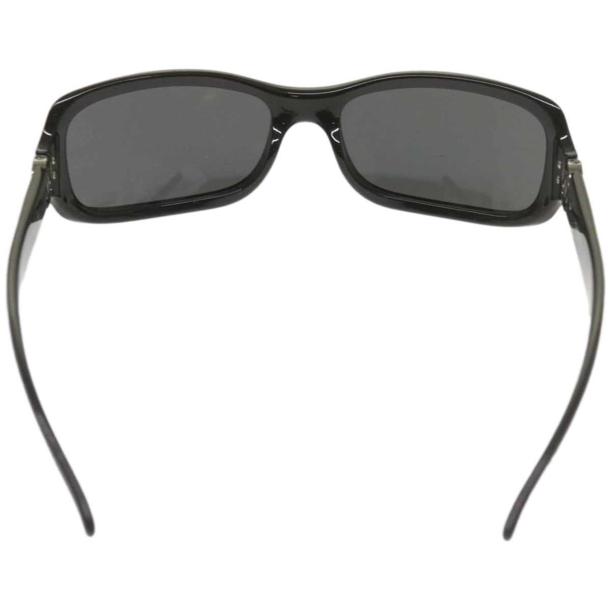 CHANEL Sunglasses plastic Black CC Auth ep3334