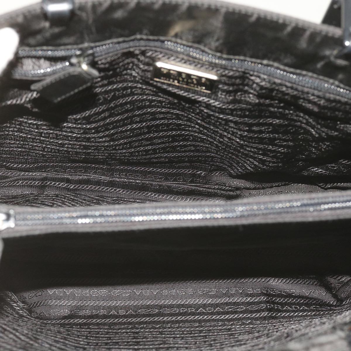 PRADA Shoulder Bag Nylon Black Auth ep3338