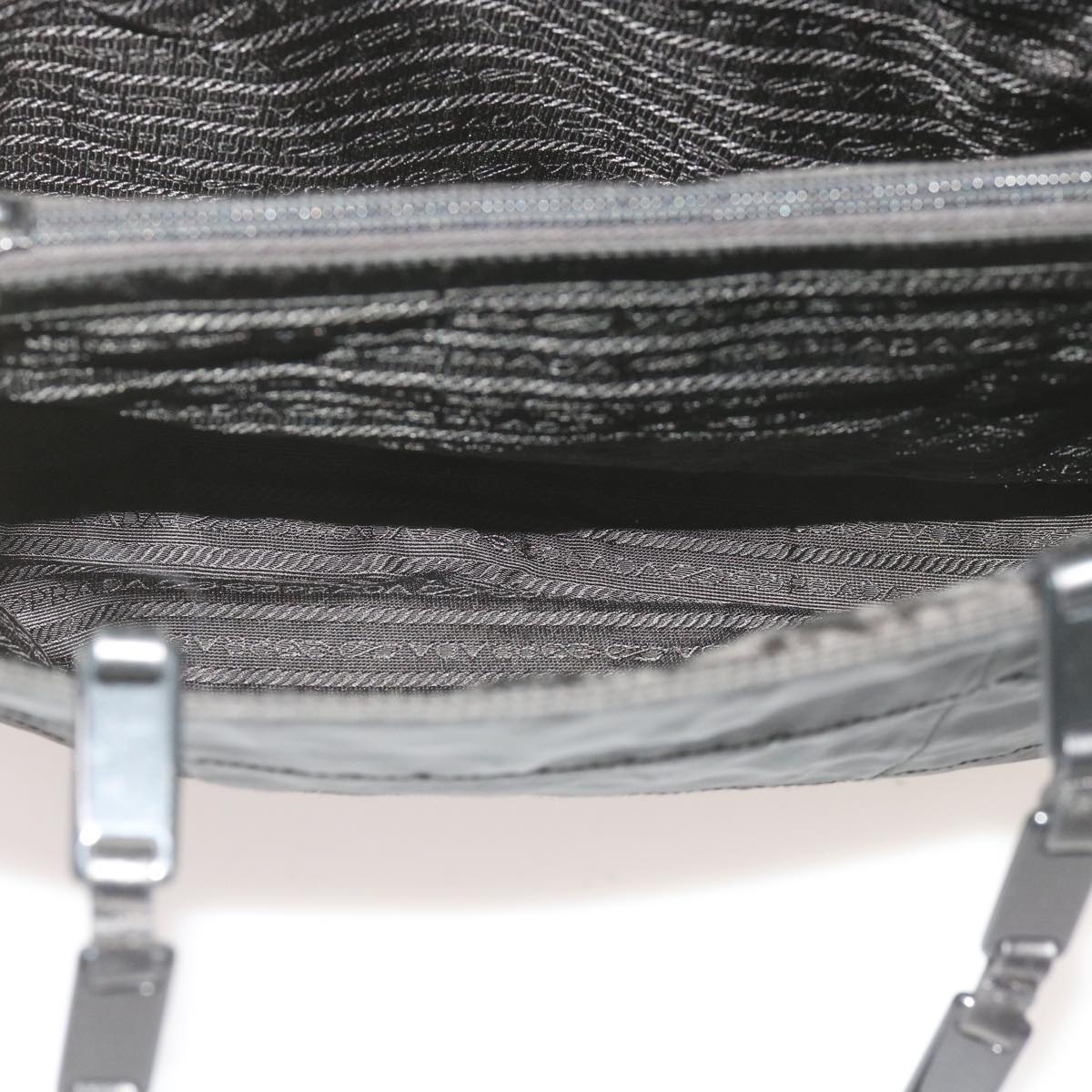 PRADA Shoulder Bag Nylon Black Auth ep3338