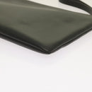 VALENTINO Clutch Bag Leather Black Auth ep3342-15