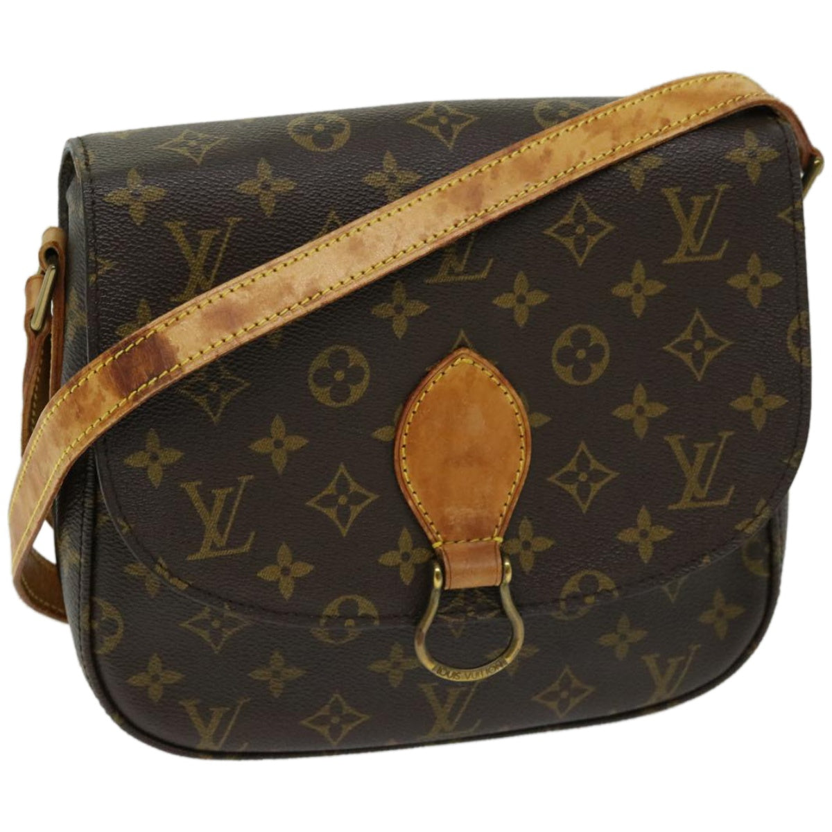 LOUIS VUITTON Monogram Saint Cloud GM Shoulder Bag M51242 LV Auth ep3371