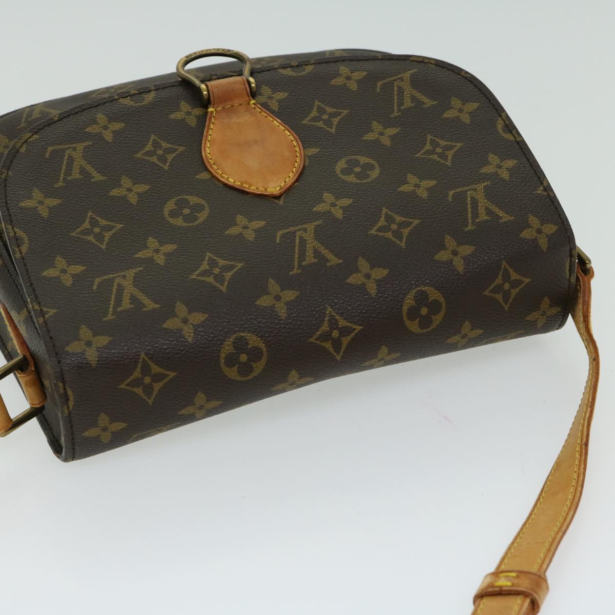 LOUIS VUITTON Monogram Saint Cloud GM Shoulder Bag M51242 LV Auth ep3371