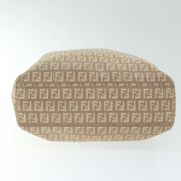 FENDI Zucchino Canvas Hand Bag Pink Auth ep3377