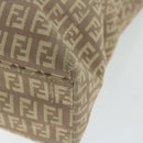 FENDI Zucchino Canvas Hand Bag Pink Auth ep3377-11