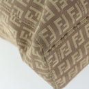 FENDI Zucchino Canvas Hand Bag Pink Auth ep3377-12