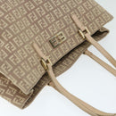 FENDI Zucchino Canvas Hand Bag Pink Auth ep3377-6
