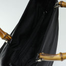 GUCCI Bamboo Hand Bag Nylon 2way Black 002 3754 0506 Auth ep3379-6