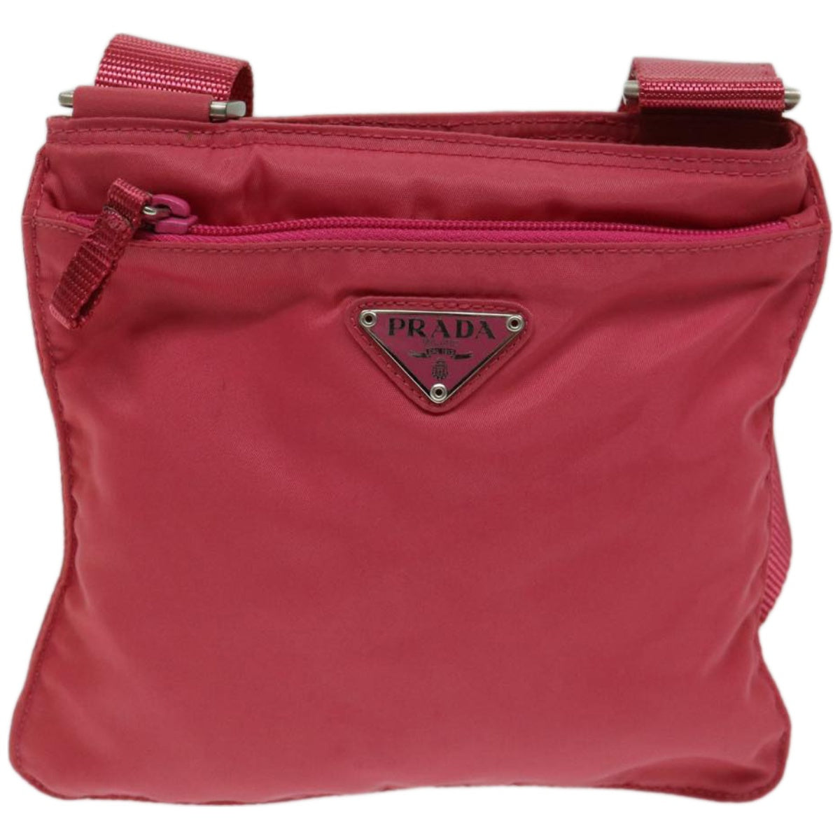 PRADA Shoulder Bag Nylon Pink Auth ep3381 - 0