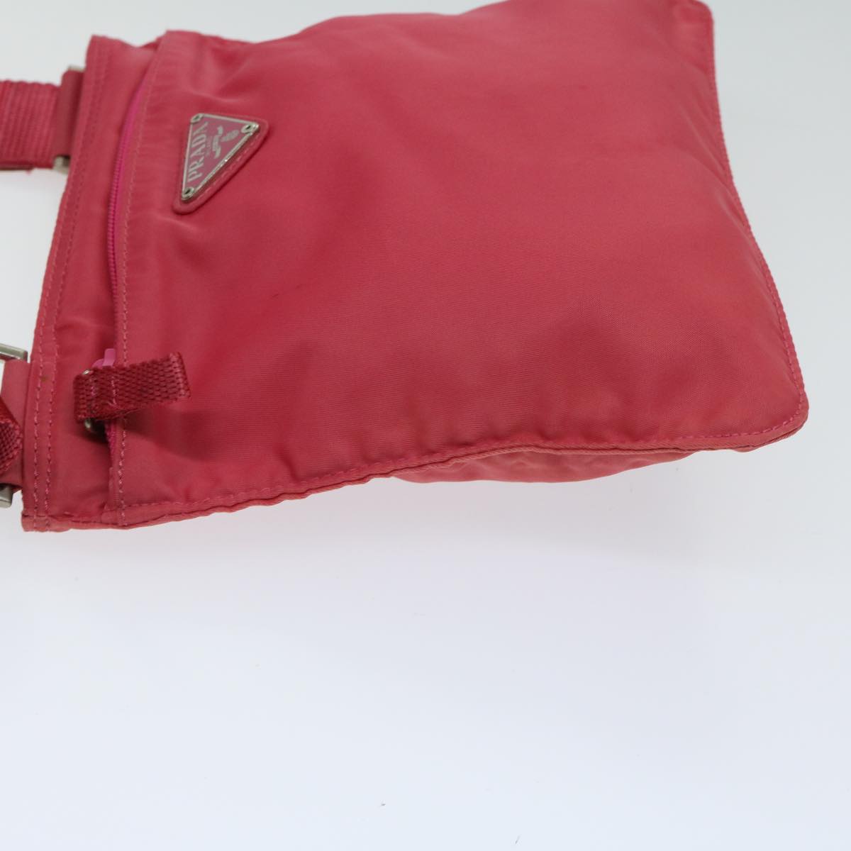 PRADA Shoulder Bag Nylon Pink Auth ep3381