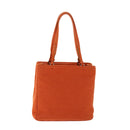 PRADA Hand Bag Wool Orange Auth ep3393-2
