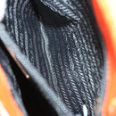 PRADA Hand Bag Wool Orange Auth ep3393-24