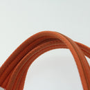 PRADA Hand Bag Wool Orange Auth ep3393-9