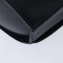 CELINE Shoulder Bag Leather Navy Auth ep3396-11