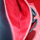 CELINE Shoulder Bag Leather Navy Auth ep3396-22