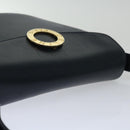 CELINE Shoulder Bag Leather Navy Auth ep3396-6