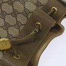 GUCCI GG Supreme Web Sherry Line Shoulder Bag PVC Beige 41 02 034 Auth ep3406-15