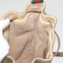 GUCCI GG Supreme Web Sherry Line Shoulder Bag PVC Beige 41 02 034 Auth ep3406-18