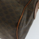 CELINE Macadam Canvas Hand Bag PVC Brown Auth ep3408-12