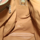 CELINE Macadam Canvas Hand Bag PVC Brown Auth ep3408-17