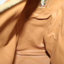 CELINE Macadam Canvas Hand Bag PVC Brown Auth ep3408-18