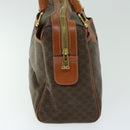 CELINE Macadam Canvas Hand Bag PVC Brown Auth ep3408-5