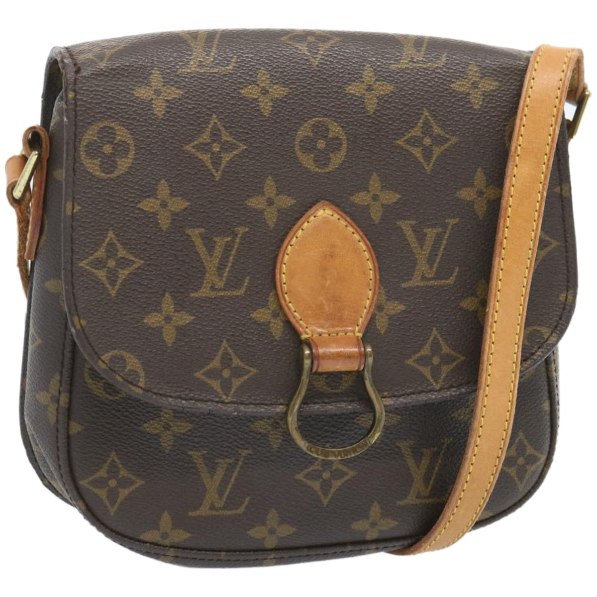 LOUIS VUITTON Monogram Saint Cloud MM Shoulder Bag M51243 LV Auth ep3409