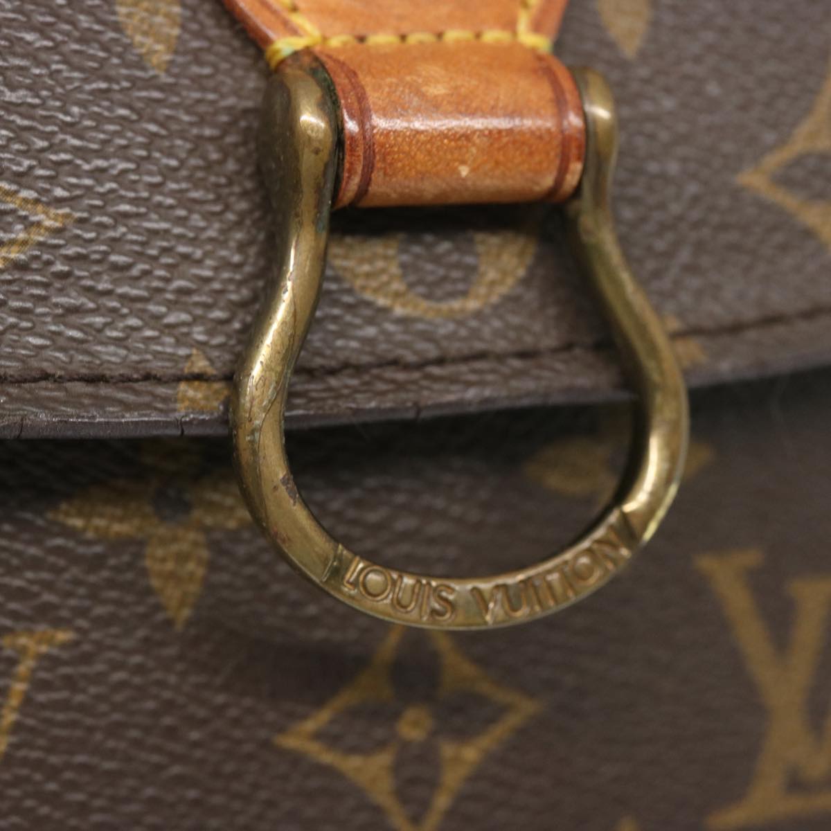 LOUIS VUITTON Monogram Saint Cloud MM Shoulder Bag M51243 LV Auth ep3409