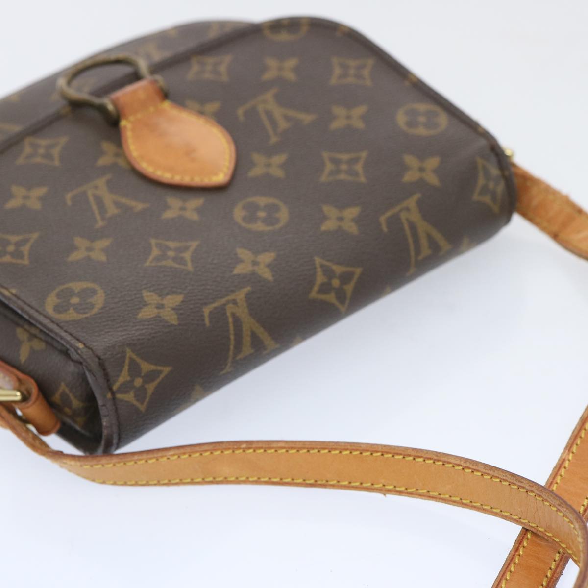 LOUIS VUITTON Monogram Saint Cloud MM Shoulder Bag M51243 LV Auth ep3409