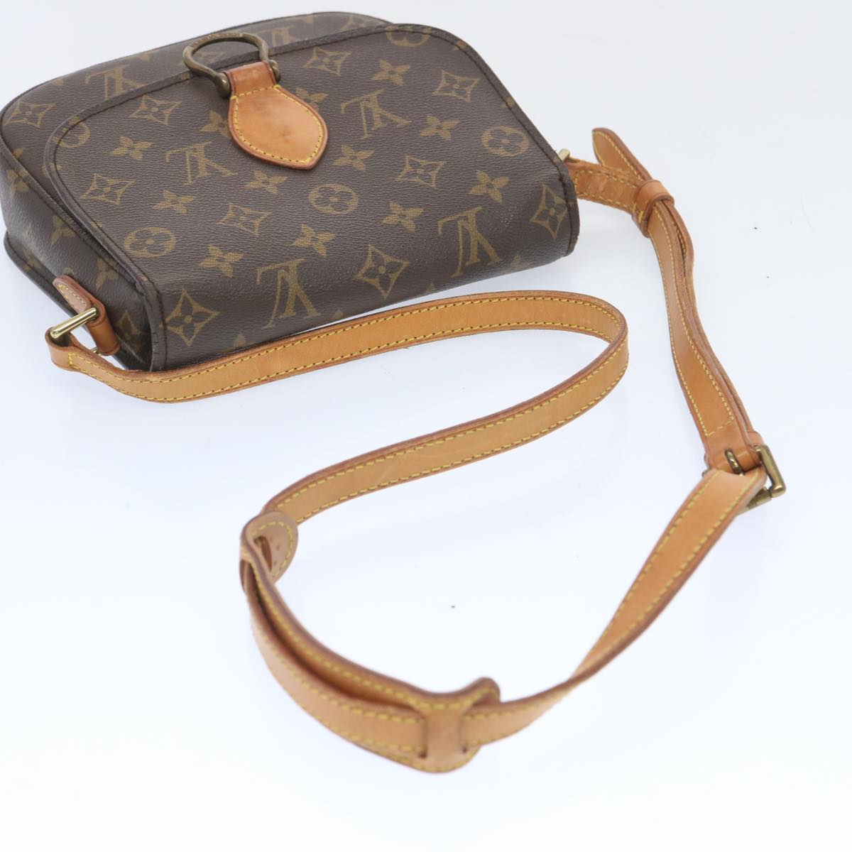 LOUIS VUITTON Monogram Saint Cloud MM Shoulder Bag M51243 LV Auth ep3409