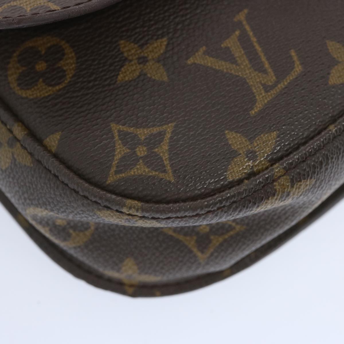 LOUIS VUITTON Monogram Saint Cloud MM Shoulder Bag M51243 LV Auth ep3409