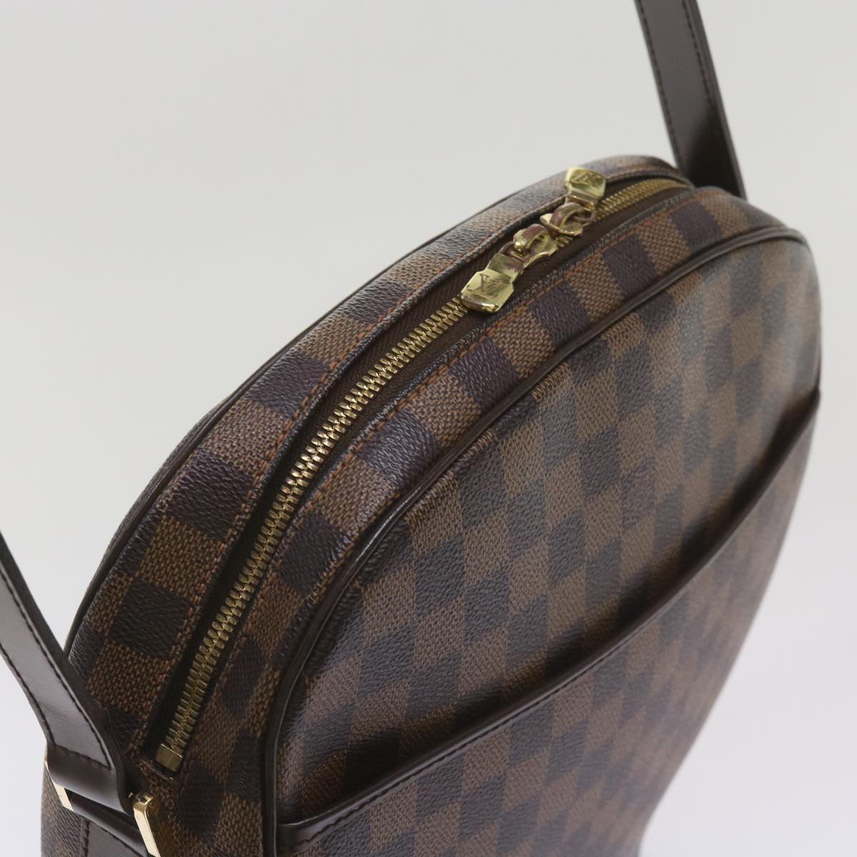 LOUIS VUITTON Damier Ebene Ipanema GM Shoulder Bag N51292 LV Auth ep3411