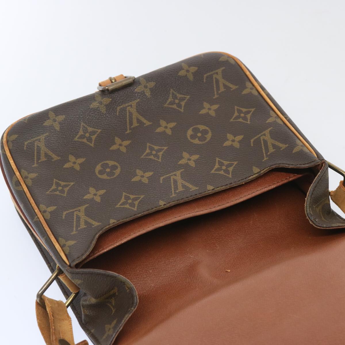 LOUIS VUITTON Monogram Cartouchiere MM Shoulder Bag M51253 LV Auth ep3434