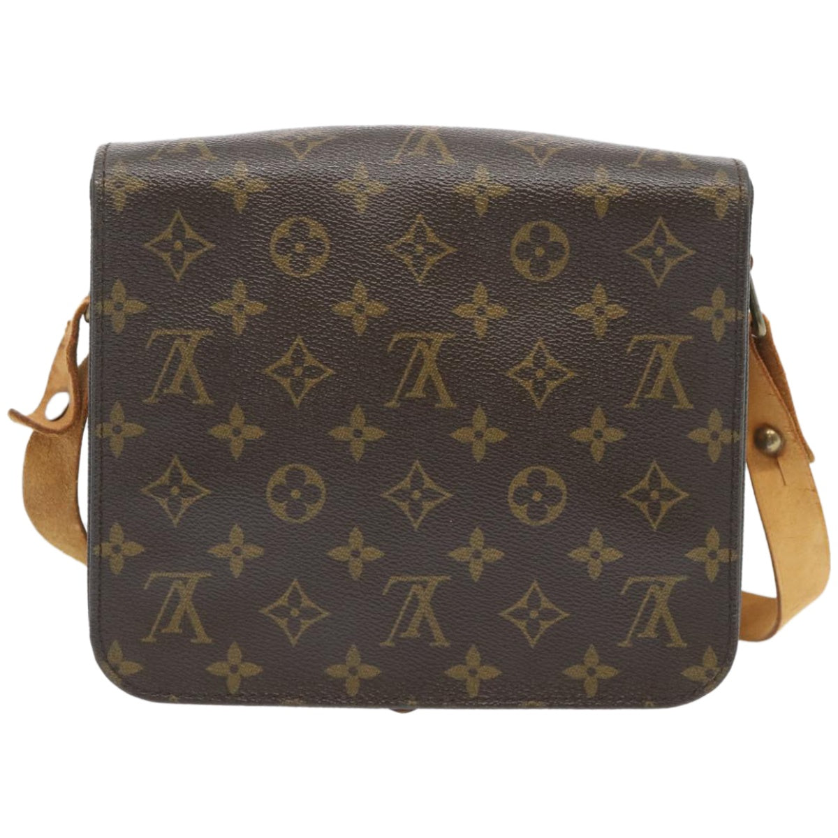 LOUIS VUITTON Monogram Cartouchiere MM Shoulder Bag M51253 LV Auth ep3434