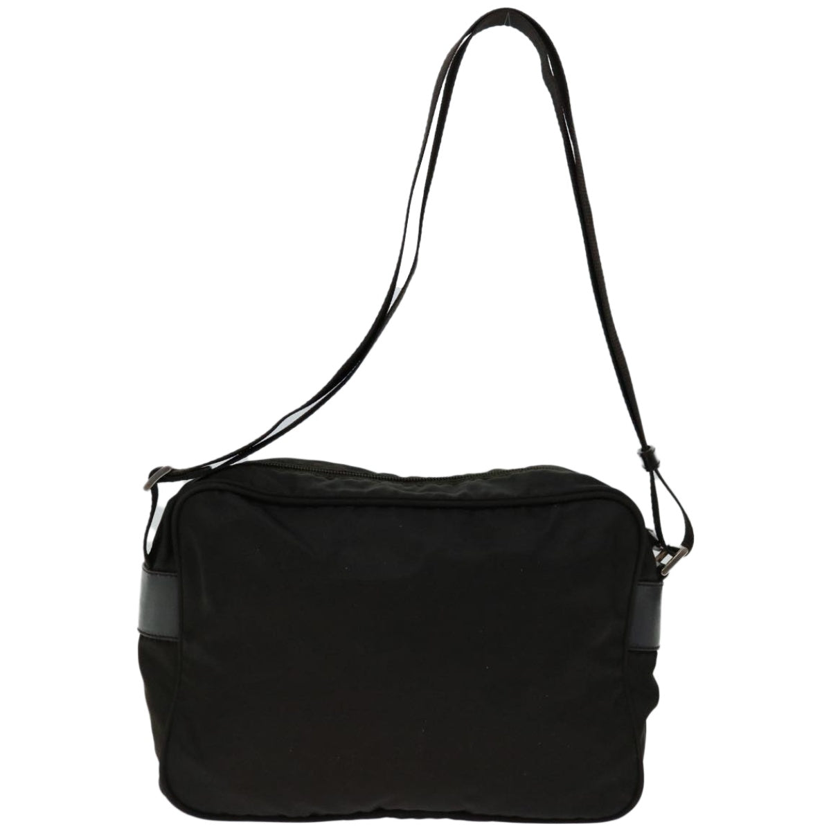 PRADA Shoulder Bag Nylon Brown Auth ep3436 - 0