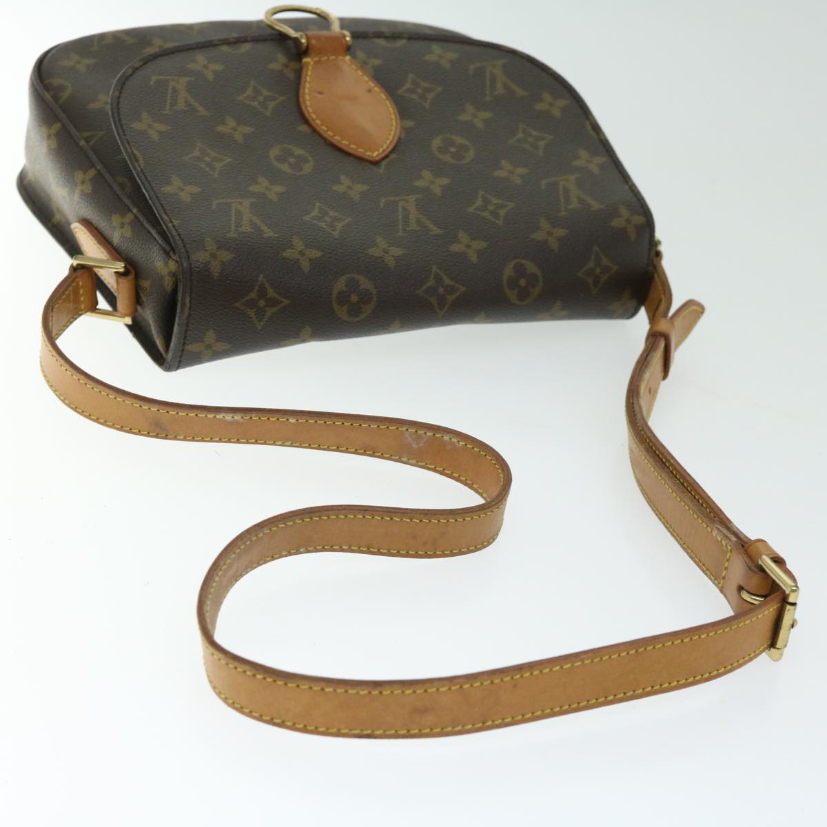 LOUIS VUITTON Monogram Saint Cloud GM Shoulder Bag M51242 LV Auth ep3455